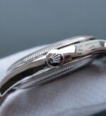 Replica Rolex MK Cellini Time 50509 SS Rome White Dial Leather Strap - Image 3