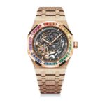 Audemars Piguet Replica Watch Royal Oak Frosted Gold Double Balance Wheel Openworked(1:1 replica) - Image 2