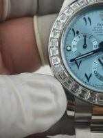 Rolex Cosmograph Daytona 116576TBR Replica Watch Platinum PT950 + Diamonds Custom 40mm - Image 7