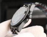 Rolex Dark Legend Submariner – DLC Black Finish – 40MM – Cyan(1:1 replica) - Image 5