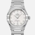 Constellation Co-Axial Master Chronometer 29mm Stainless Steel With Diamond-Set Bezel(1:1 replica)