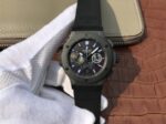 Replica Hublot Big Bang Full Ceramic Maradona Limited Edition Black Gummy Strap A7750