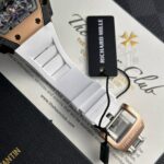 Richard Mille RM21-01 Tourbillon Replica Highest Quality White Rubber Strap 45mm - Image 8
