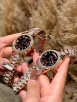 Rolex Day-Date Replica Watch Meteorite Dial Custom Moissanite Diamonds Hong Kong 40mm - Image 5