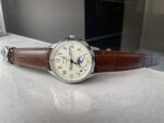 Replica PATEK PHILIPPE Perpetual Calendar 5320G-001 SS GSF 1:1 Best Edition Cream Dial on Brown Leather Strap A324 - Image 4