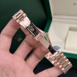 Rolex Best Replica Watch Day-Date Gold Wrapped Chocolate Dial Weight 177gram GM Factory 40mm - Image 7