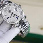 Rolex Day-Date Best Copies Watch Diamonds Moissanite Custom GM Factory 40mm - Image 5