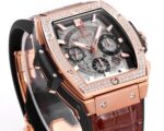Hublot SPIRIT OF BIG BANG Chronograph, 45 mm Textured rubber strap(1:1 replica) - Image 4