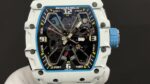 Best Swiss Richard Mille RM 35-03 Replica Rafael Nadal Watch for Men | White Carbon Fiber Case | Blue Strap
