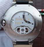 Replica Cartier Ballon Bleu Tourbillon 44mm SS Black Leather Strap - Image 6