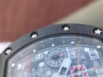 Replica Richard Mille RM011 RG Black Ceramic Chrono Skeleton Dial Black Rubber Strap A7750 - Image 6