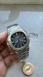Replica PATEK PHILIPPE Nautilus 5811/1G PPF 1:1 Best Edition Grey Textured Dial on SS Bracelet Asian Cal.26-330CS - Image 3