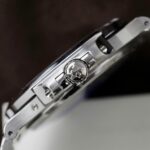 Patek Philippe Nautilus 5724G Refined Dial Replica Watch Custom Diamonds Moissanite Baguette 40mm - Image 8