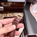 Patek Philippe Replica Watch Nautilus 5980 Brown Dial Leather Strap 40mm - Image 5
