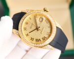Rolex Logbook Full Luxury Model – Brilliant Roman Dial – 18k Nano-Technology 41MM(1:1 replica) - Image 4