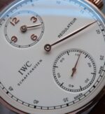 Replica IWC YLF Portuguese Regulateur RG White Dial Gold Markers A6498 - Image 3