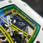 Richard Mille Best Copies Watch RM61-01 Manual Winding Yohan Blake Ceramic White ZF 42.7 50.23mm - Image 7