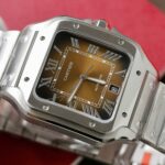 Cartier Santos WSSA0064 Fake Watch Brown Dial BV Factory 39.8mm - Image 4