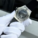 Hublot Replica 1:1 Watch Big Bang Sang Bleu Titanium With Full Stone 44mm - Image 8