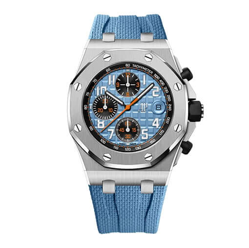 058177DC-B5A3-07C6-A53D-766893E58C37.jpg Audemars Piguet 26238ST Blue Dial Replica - Image 1