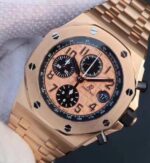 Replica Audemars Piguet JF Royal Oak Offshore Gold Theme 26470OR RG Bracelet A3126 - Image 2