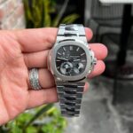Patek Philippe Replica Watch Nautilus 5712 Metal Strap Gray Dial Factory GR 40mm
