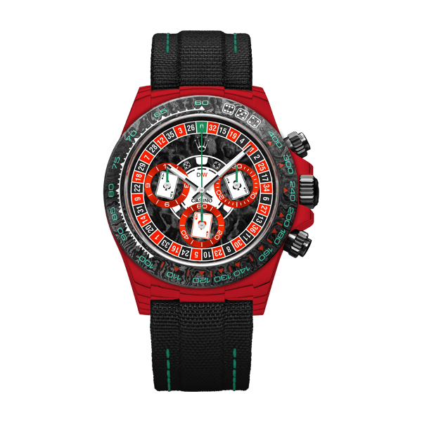 0645271A-D94C-D36C-87D4-DAAD3CD8DCDD.webp ROLEX Diw Daytona quartz fiber lucky player 3 (casino v.3) 40mm red quartz(1:1 replica) - Image 1