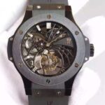 Replica Hublot Big Bang Ceramic Bezel Skeleton Tourbillon