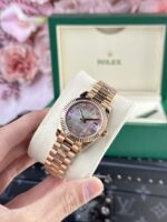 Rolex Replica Watch DateJust Rose Gold 178275 Mother Of Pearl Dial 31mm - Image 2