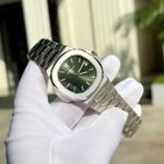 Patek Philippe Nautilus 5711 Clone Watches Green Dial Metal Wire Custom BBF Factory 40mm - Image 2