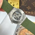 Hublot Classic Fusion Titanium Fake Watches Green Dial Weight 84 Grams Super Light JJZ Factory 42mm - Image 9