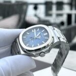 Patek Philippe Nautilus 5726 Replica 1:1 Watch Blue Dial Metal Strap PPF Factory 40.5mm - Image 4