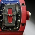 Richard Mille Rep 1:1 Watch RM07 Carbon Red Black Rubber Strap 36mm - Image 5