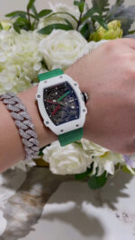 Richard Mille RM67-02 White Carbon Best Replica Watches Weight 37 Grams 38.7??47.52mm - Image 6