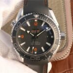 Replica Omega Planet Ocean Professional Ceramic Bezel 45mm OMF Orange Marker Rubber Strap A8500