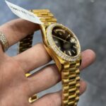 Rolex Replica Watch Day-Date 228238 Gold Wrapped With Moissanite GM V2 152gram 40mm - Image 5