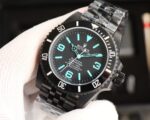 Rolex Dark Legend Submariner – DLC Black Finish – 40MM – Cyan(1:1 replica) - Image 2
