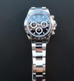 Replica Rolex Daytona 116500 LN Noob Black Dial SS Bracelet A7750 - Image 7