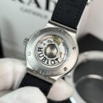Hublot Classic Fusion Replica Watch With Full Moissanite Black HBF 38mm - Image 6