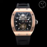 Swiss Richard Mille RM 002-V2 Replica Watch ?C Skeleton Dial, Black Rubber Strap, 45mm Men’s Luxury Timepiece
