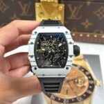 Richard Mille RM35-01 Rafael Nadal Replica Watches White Carbon NTPT ZF Factory 49,9x43mm - Image 2