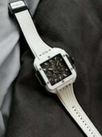Hublot Replica 1:1 Watch Square White Ceramic Bang Unico Chronograph Factory BBF 42mm - Image 3
