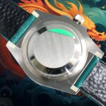 ROLEX Year of the Dragon Auspicious ?? ?? Submariner Carbon Fiber Bezel – Velcro Strap – Green(1:1 replica) - Image 8