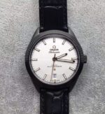 Replica Omega Globemaster Master DLC RG White Dial Leather Strap A8900