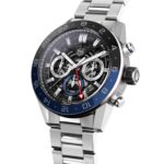 TAG Heuer Replica Watch Carrera Chronograph Twin-Time Automatic 45 mm Steel & Ceramic(1:1 replica) - Image 2