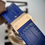 Hublot Replica Watch Big Bang Chronograph King Gold Blue Dial 44mm - Image 8