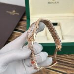 Rolex Replica 1:1 Watch Day-Date Rose Gold White Dial EW Factory 40mm - Image 4