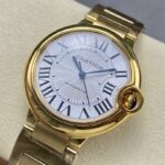 Fake Cartier Watch Ballon Bleu de Cartier Yellow Gold 36mm Silver Dial WGBB0046 mechanical movement(1:1 replica) - Image 7