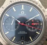 Replica Omega OMF Speedmaster 57 Co-Axial Blue Dial SS Bracelet A9300 - Image 10