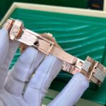 Rolex Replica 11 Watch GMT Master II Gold Wrapped Moissanite Diamond Sapphire 40mm - Image 10